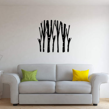 Birch Trees Wall Decor | Modern Metal Rustic Birch Tree Decor | Aspen Trees |  Metal Wall Art | Nature Decor | Metal Trees | Birch Tree